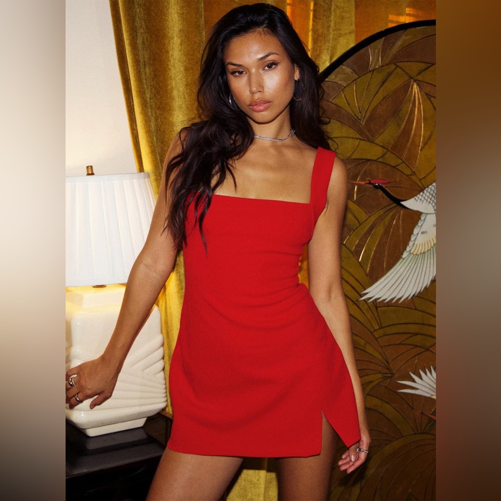 Princess Polly Bombshell Mini Dress Red